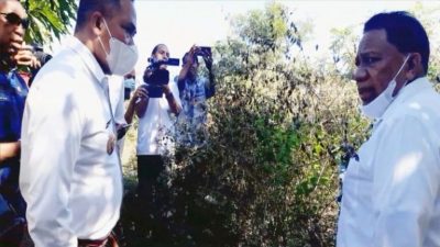 Bupati Malaka Tinjau Lokasi Penimbunan BBM.