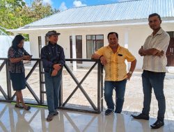 Dua Anggota Dewan Monitoring Progres Pekerjaan Rumah Jabatan Bupati Malaka.