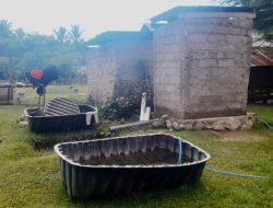 Miris, Proyek Saptik Tank Di Desa Wederok Jadi Begini