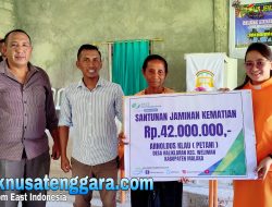 BPJS Ketenagakerjaan Kembali Serahkan Santunan Rp 42.000.000