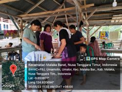 Giat Hari Ke 2 TP PKK Desa Umalor Beri Makanan Tambahan Untuk 44 Anak Balita