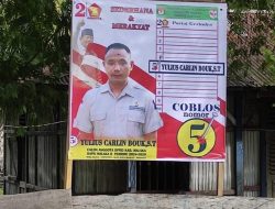 Diduga Langgar Tahapan Pemilu, Sejumlah Pemuda Minta Bawaslu Turunkan Baliho Yulius Carlin Bouk