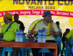 Corak Kuning Menghiasi Pembukaan Turnamen Novanto Cup 2 Malaka