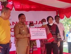 Mensos Tri Rismaharini Resmikan Rumah Sejahtera Terpadu dan Sarana Pengembangan SDM di Kawasan Perbatasan RI-RDTL