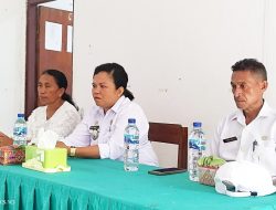 Arahan Camat Weliman Pada Sertijab Pj Kades Bonetasea