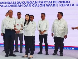 Pilkada Malaka 2024: SBS-HMS Terima Surat Rekomendasi Tunggal Dari DPP Partai Perindo