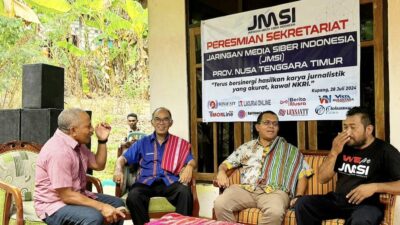 Emanuel Melkiades Laka Lena Hadir dalam Peresmian Sekretariat JMSI di Maulafa Kota Kupang