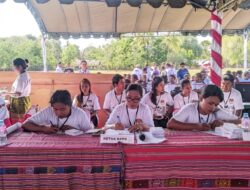 KPU Malaka Gelar Simulasi Pemungutan dan Perhitungan Suara, Desa Taaba Dipilih Sebagai Lokasi Simulasi