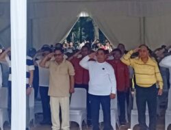 Para Kada Se-Indonesia Dilatih di Lapangan Monas Dengan Penuh Disiplin dan Tertib Untuk Persiapan Pelantikan 20 Februari
