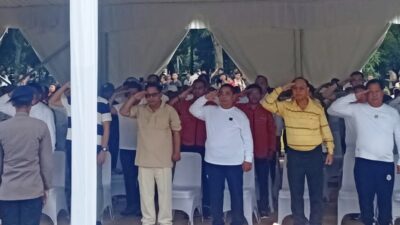 Para Kada Se-Indonesia Dilatih di Lapangan Monas Dengan Penuh Disiplin dan Tertib Untuk Persiapan Pelantikan 20 Februari