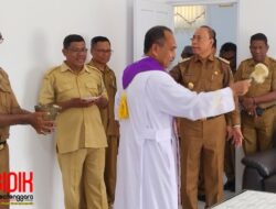 Ruang Kerja Bupati dan Wabup Malaka Diberkati dan Didoakan