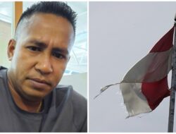 Terulang Kembali Bendera Sobek Berkibar, Advokat Asal Malaka   Soroti Kepala Desa Webriamata