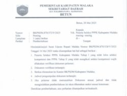 Pemkab Malaka Umumkan Jadwal dan Syarat Verifikasi Dokumen Peserta PPPK 2024 Tahap I & II