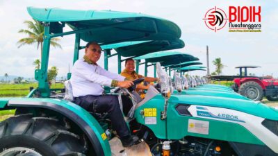 Loby Sukses, SBS-HMS Tinjau 25 Unit Traktor Baru