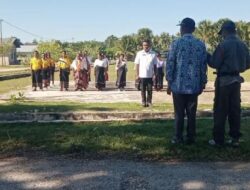 Kompak! Pj Kades Rabasa Haerain Agust Nahak Pimpin Apel Kesadaran, Ajak Masyarakat Bersama Membangun Desa