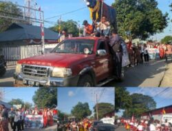 HUT ke-80 RI, Kota Betun Jadi Lautan Manusia dalam Kirab Budaya Malaka