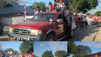 HUT ke-80 RI, Kota Betun Jadi Lautan Manusia dalam Kirab Budaya Malaka