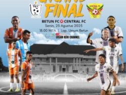 Grand Final Respek OBM CUP III 2025: Betun FC atau Central FC, Siapa yang Jadi Raja Malaka?