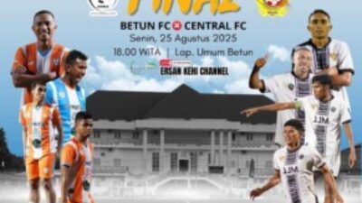 Grand Final Respek OBM CUP III 2025: Betun FC atau Central FC, Siapa yang Jadi Raja Malaka?