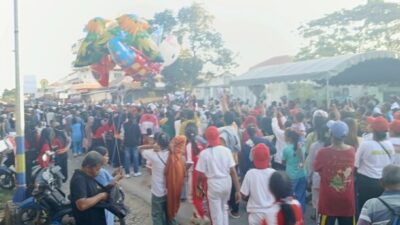 Semarak HUT RI Ke-80 di Malaka, Gerak Jalan 8 Km Ramaikan Pusat Kota Betun