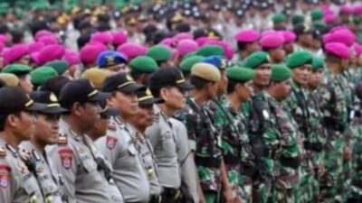 TNI Polri dan Masyarakat Kompak Hadang Upaya Provokasi Demo Anarkis