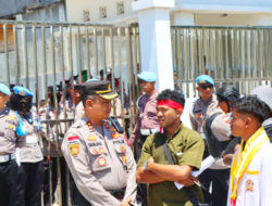Kapolres Malaka Turun Langsung Kawal Aksi Damai, Bukti Polri Hadir untuk Rakyat