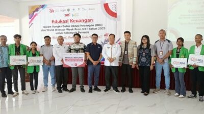 Gaungkan Literasi Keuangan, Bank NTT dan OJK Edukasi Pemuda Malaka di Bulan Inklusi Keuangan 2025