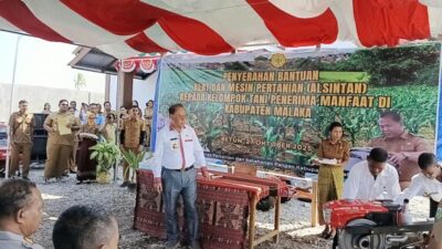 SBS–HMS Perkuat Sektor Pertanian Malaka, Petani Apresiasi Penyaluran Puluhan Alsintan