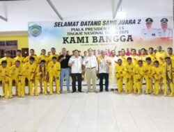 Bupati SBS dan Wabup HMS Sambut Kepulangan PS Malaka Usai Tampil di ETMC 2025 Ende