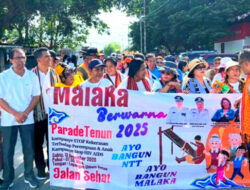 Jalan Sehat Tenun Ikat: TP PKK Malaka Lestarikan Budaya di HUT NTT ke-67