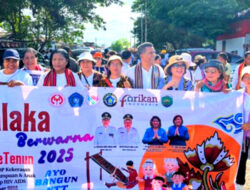 Warga Malaka Antusias Ikuti Jalan Sehat Tenun Ikat, Bukti Cinta Budaya dan Komitmen Hidup Sehat