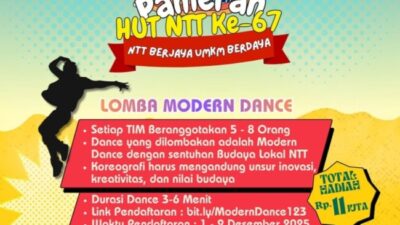 Modern Dance Competition Semarakkan HUT Provinsi NTT ke-67 di Halaman Gereja St. Maria Fatima Betun