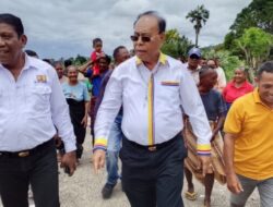 Tinjau Bronjong di Oekmurak, Bupati Malaka Pastikan Pekerjaan Lanjutan Selesai 2026