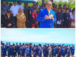 Bupati Malaka Lantik 58 Pejabat di Pantai Hasan Maubesi: Jadilah Emas di Mana Pun Bertugas