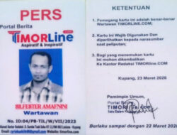 Aneh tapi Nyata! Wartawan Timorline Diadukan ke Polisi Hanya Karena Persoalan Kartu Pers