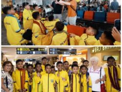 Transit di Bali, Skuat PS Malaka U-12 Dapat Dukungan Spontan dari Turis Asing