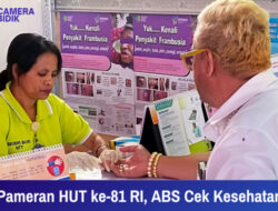 Hadiri Pameran Pembangunan HUT ke-81 RI, Ketua DPRD Malaka Cek Kesehatan, Tinjau Stand, dan Sapa Warga