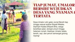 Taat Arahan Bupati SBS, Desa Umalor Tak Pernah Lewatkan Jumat Bersih