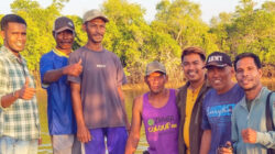 Di SPBU Malaka, Ikan Dulu Baru Dapat Solar